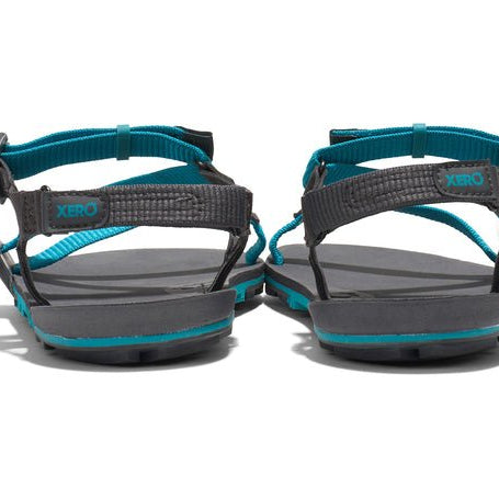 Xero Shoes Z - Trail EV - Trail Hiking, Running, and Recovery Sandal Lake Blue / Asphalt 9 M 840187697910 Shoe Deals Outlet