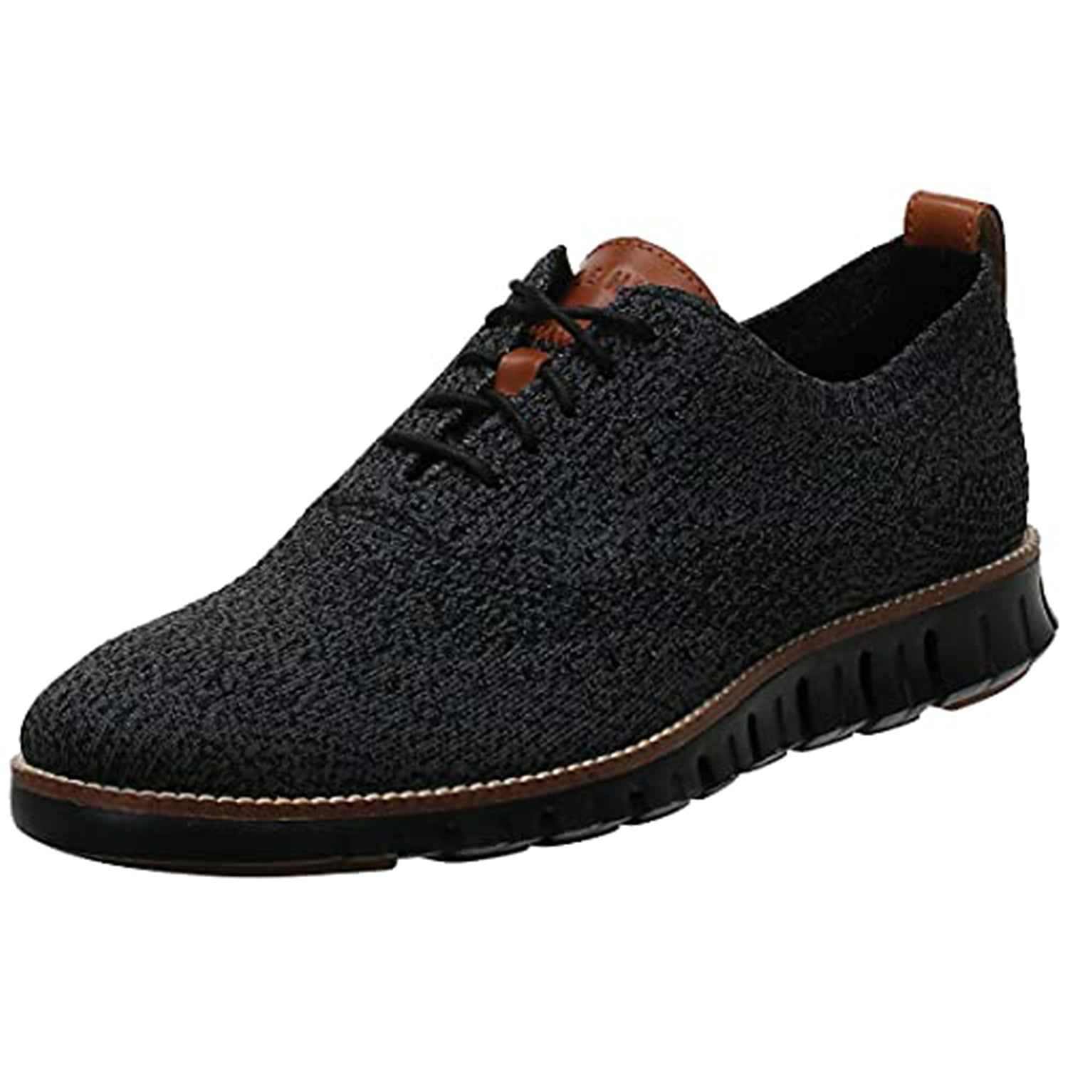 Cole Haan ZeroGrand Stitchlite Wingtip Oxford - Men's Black/Magnet/Black Shoe Deals Outlet