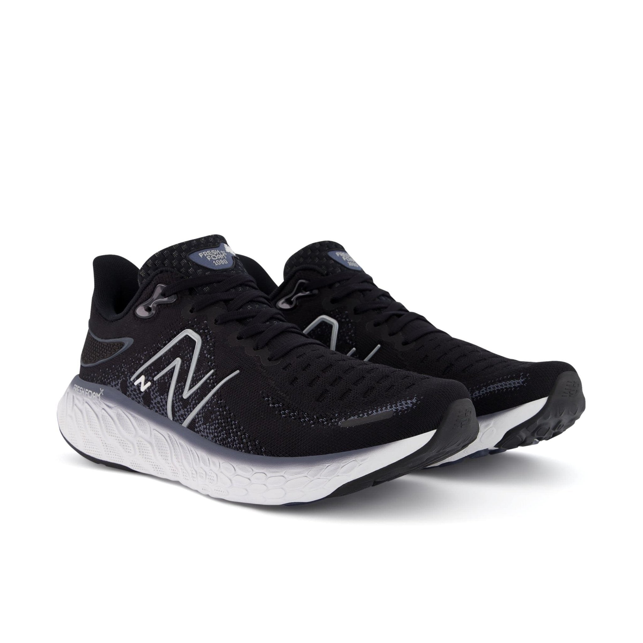 New Balance 1080 Fresh Foam M1080B12 - Men's Black/Thunder/White Shoe Deals Outlet