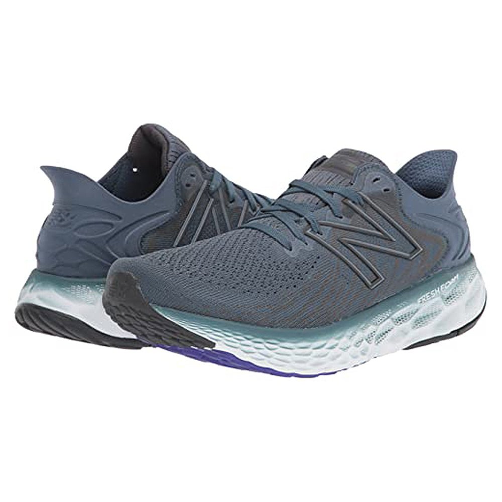 New Balance 1080 Fresh Foam M1080F11 - Men's Deep Ocean Grey/Deep Violet Shoe Deals Outlet