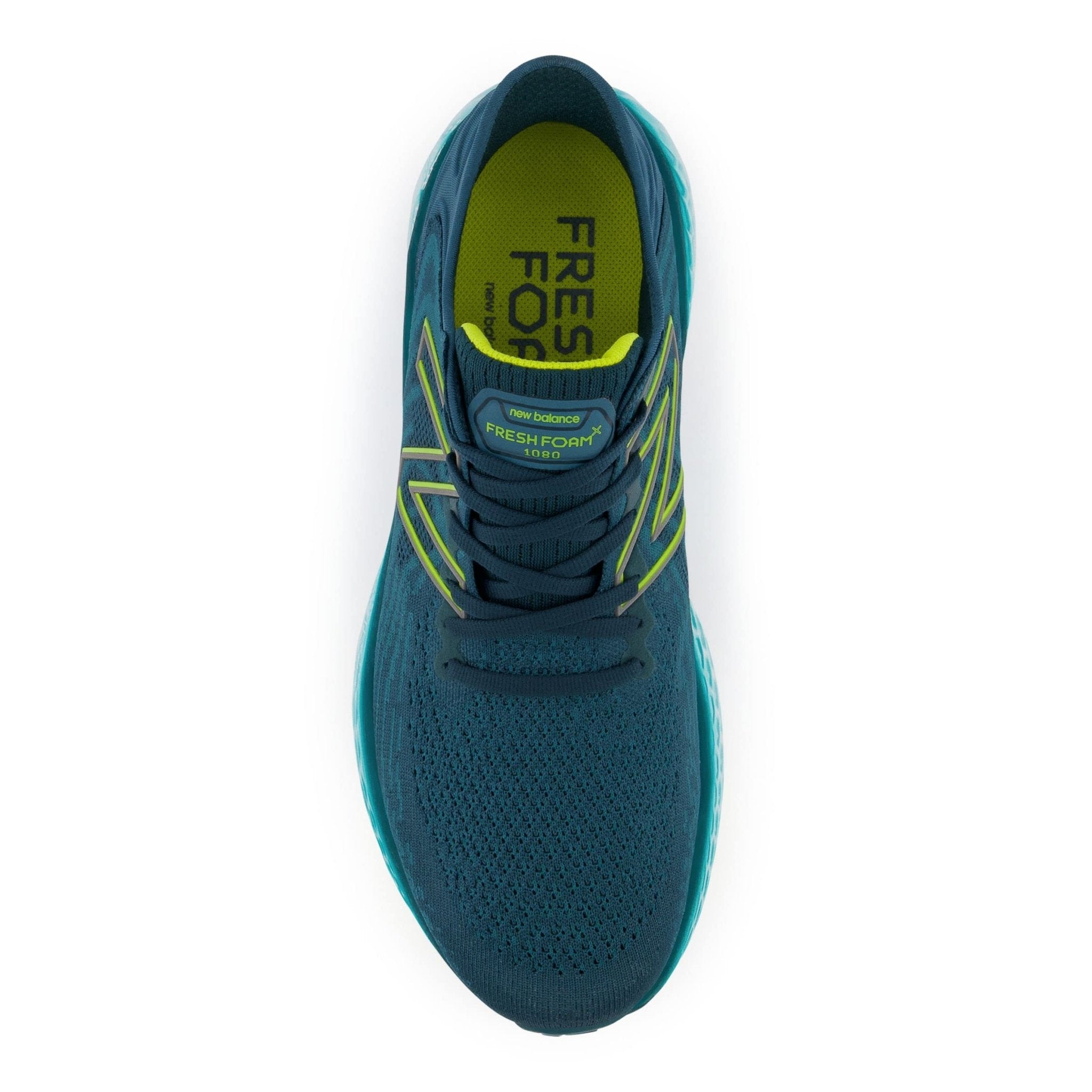 New Balance 1080 Fresh Foam M1080Y11 - Men's Trek/Sulphur Yellow Shoe Deals Outlet