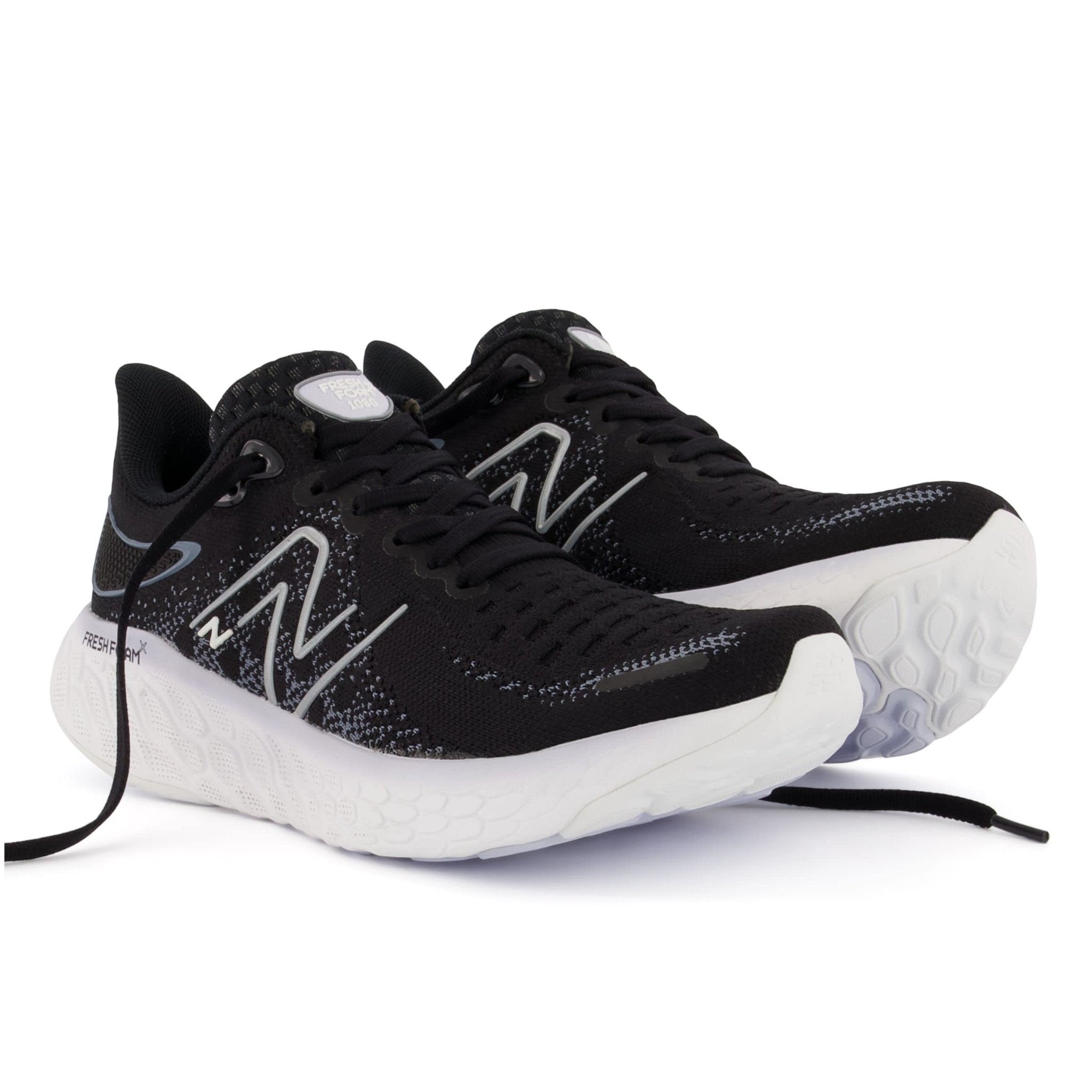 New Balance 1080 Fresh Foam W1080B12 - Women's Black/Thunder/Violet Haze Shoe Deals Outlet