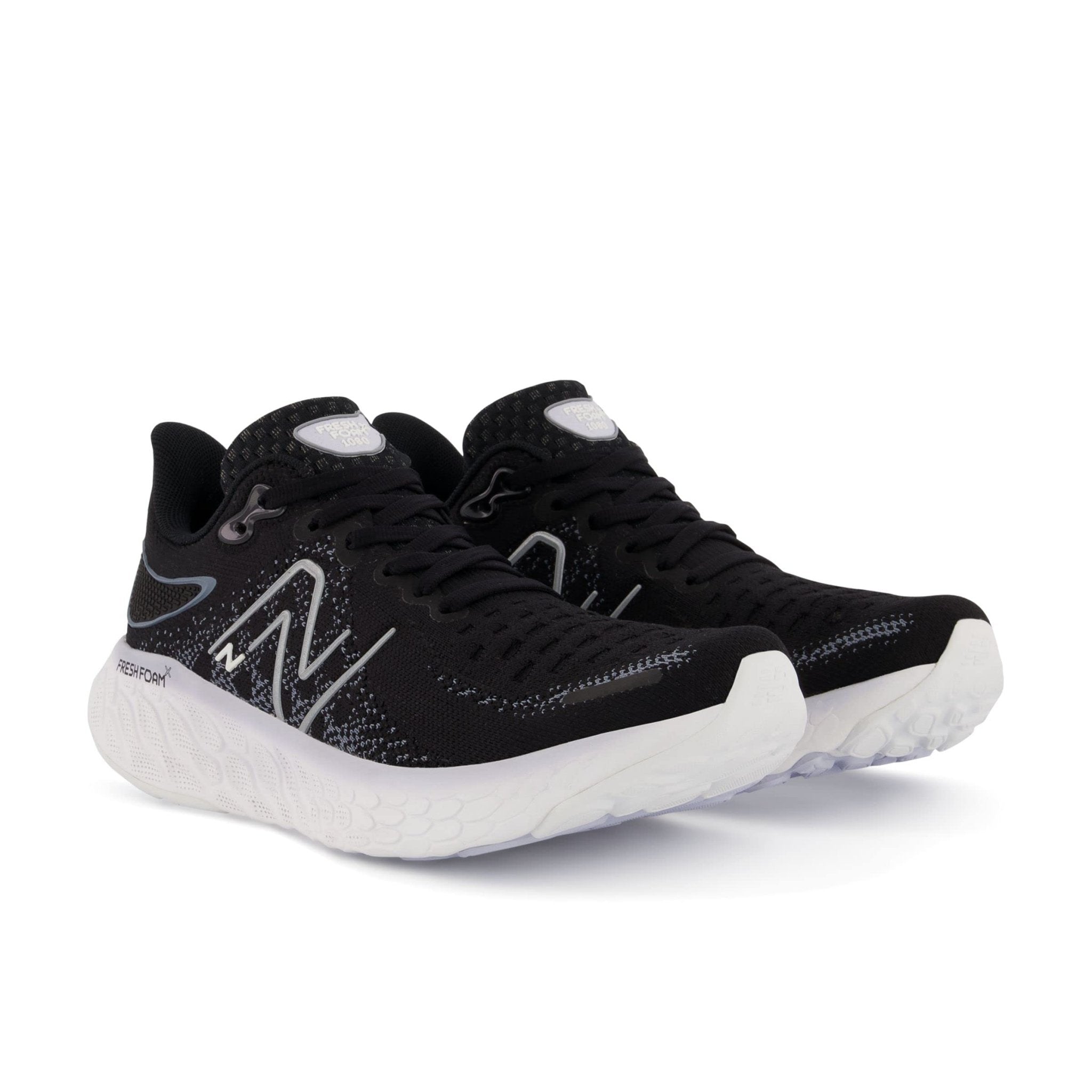 New Balance 1080 Fresh Foam W1080B12 - Women's Black/Thunder/Violet Haze Shoe Deals Outlet