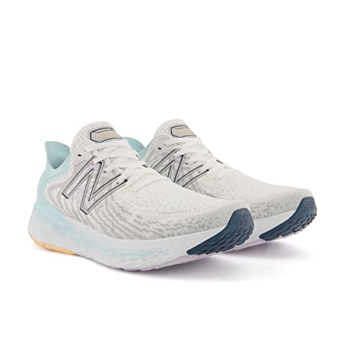 New Balance 1080 Fresh Foam W1080M11 - Women's White/Blue Chill Shoe Deals Outlet