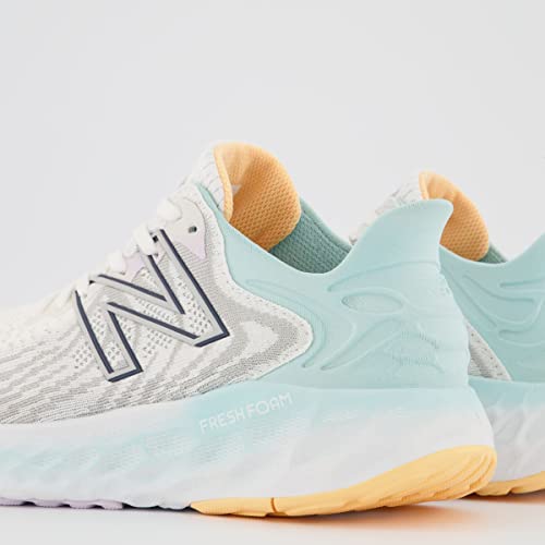 New Balance 1080 Fresh Foam W1080M11 - Women's White/Blue Chill Shoe Deals Outlet