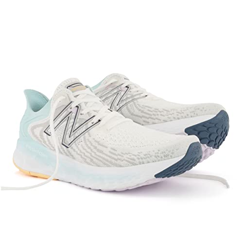 New Balance 1080 Fresh Foam W1080M11 - Women's White/Blue Chill Shoe Deals Outlet