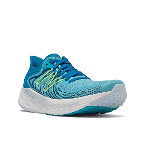 New Balance 1080 Fresh Foam W1080S11 - Women's Blue and White Shoe Deals Outlet