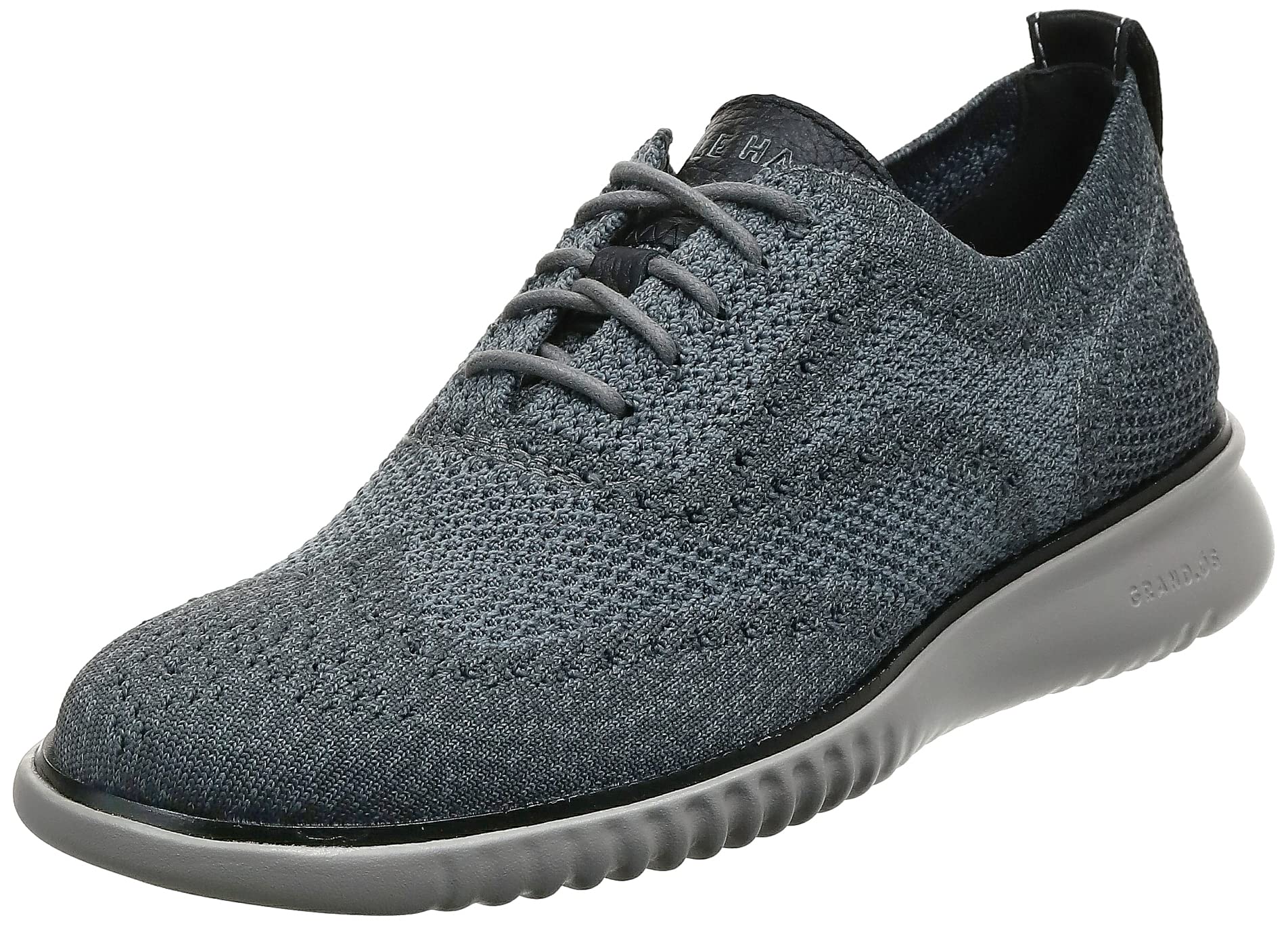 Cole Haan 2.0 ZeroGrand Stitchlite Wingtip Oxfords - Men's Magnet/Ironstone/Vapor Grey Shoe Deals Outlet