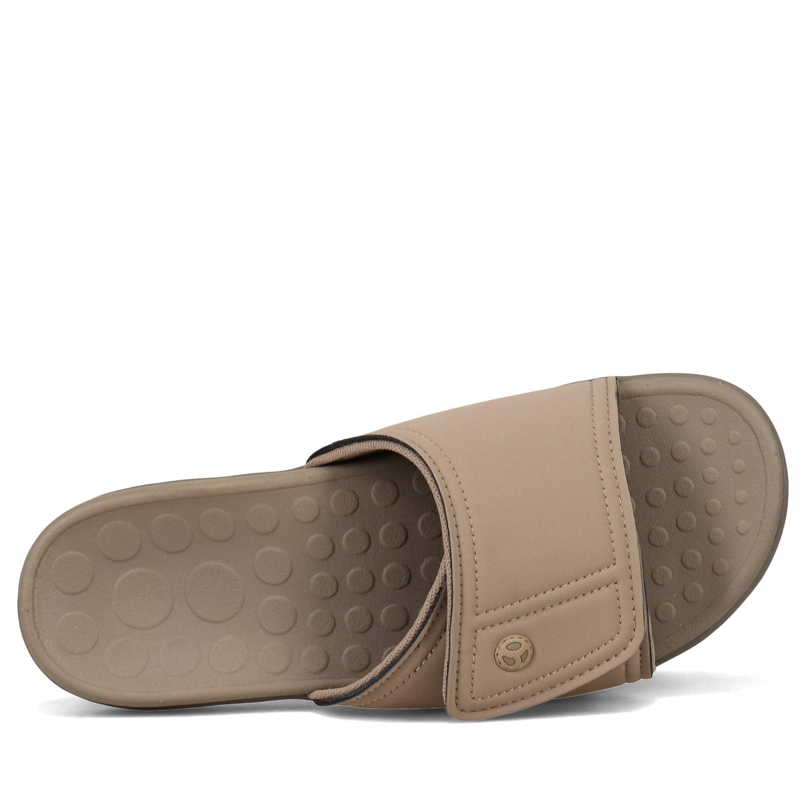 VIONIC 24Kiwi Motion Control Orthotic Sandal - Unisex Camel Khaki Shoe Deals Outlet