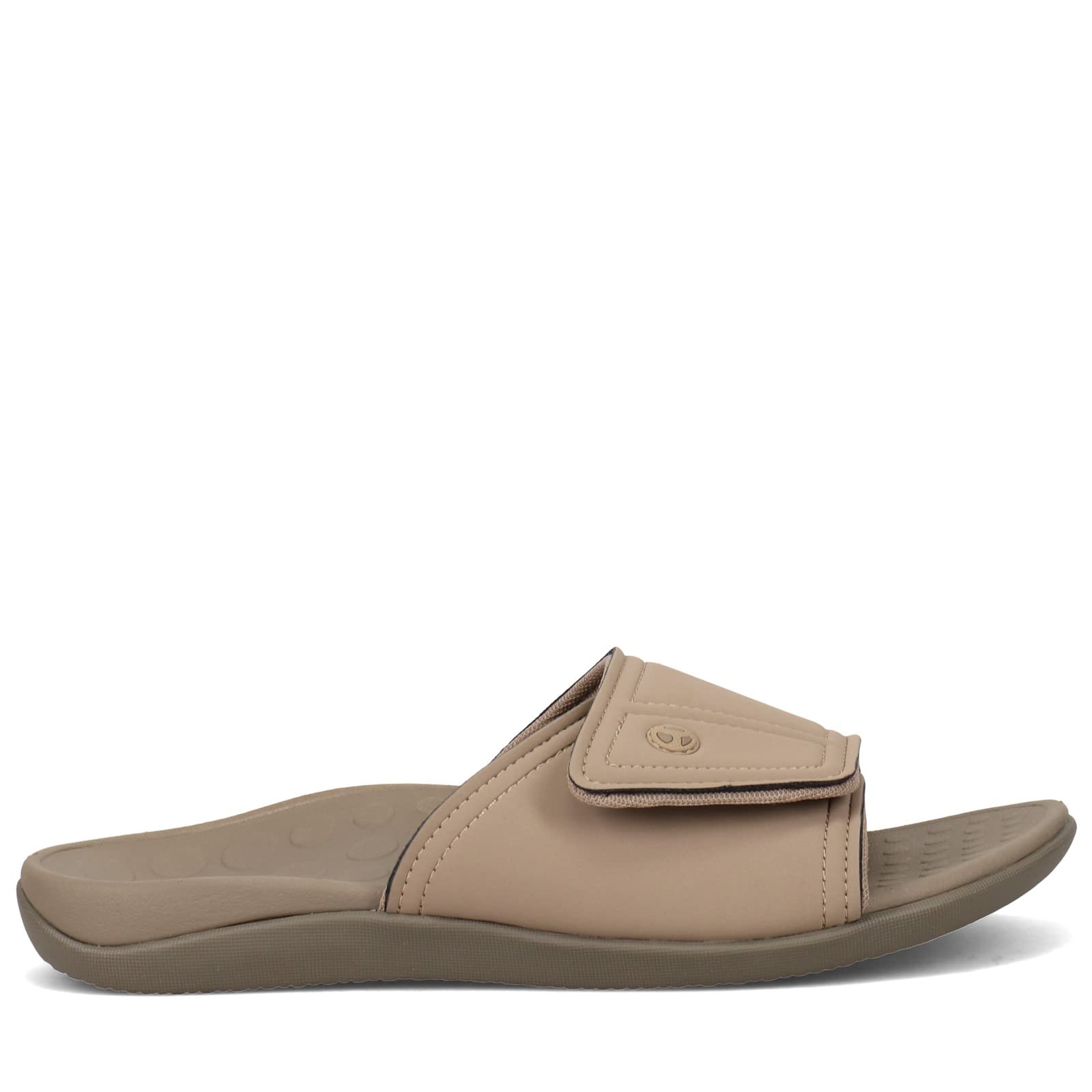 VIONIC 24Kiwi Motion Control Orthotic Sandal - Unisex Camel Khaki Shoe Deals Outlet