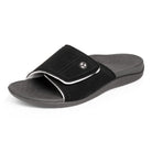VIONIC 24Kiwi Motion Control Orthotic Sandal - Unisex Black and Grey Shoe Deals Outlet