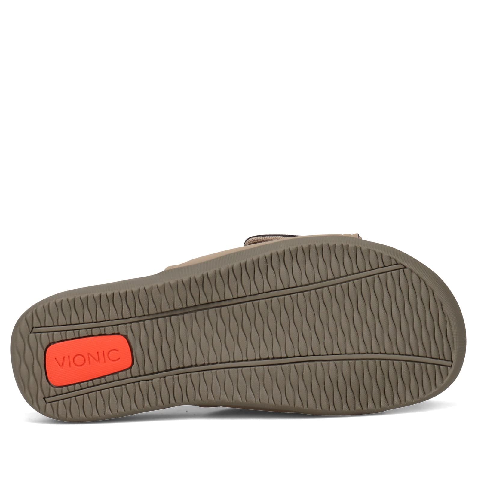 VIONIC 24Kiwi Motion Control Orthotic Sandal - Unisex Camel Khaki Shoe Deals Outlet