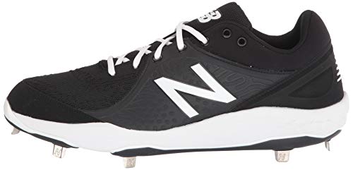 New Balance 3000v5 Cleat L3000BK5 - Men's Black/White Shoe Deals Outlet