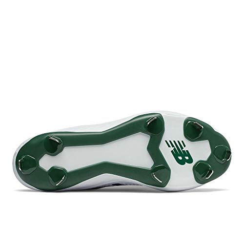 New Balance 3000v5 Cleat L3000OA5 - Men's White | Green Shoe Deals Outlet