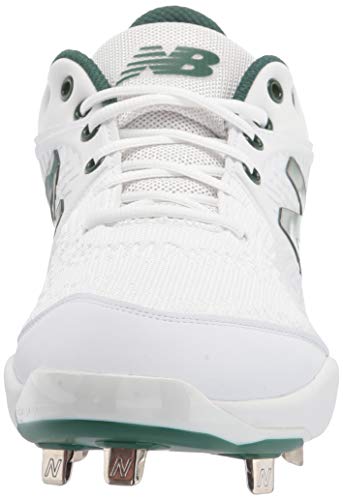 New Balance 3000v5 Cleat L3000OA5 - Men's White | Green Shoe Deals Outlet