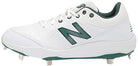 New Balance 3000v5 Cleat L3000OA5 - Men's White | Green Shoe Deals Outlet