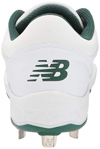 New Balance 3000v5 Cleat L3000OA5 - Men's White | Green Shoe Deals Outlet