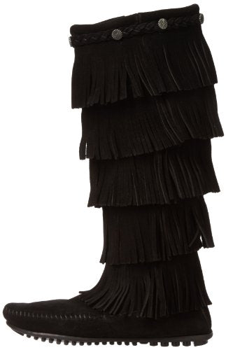 Minnetonka 5-Layer Fringe Boot - Women