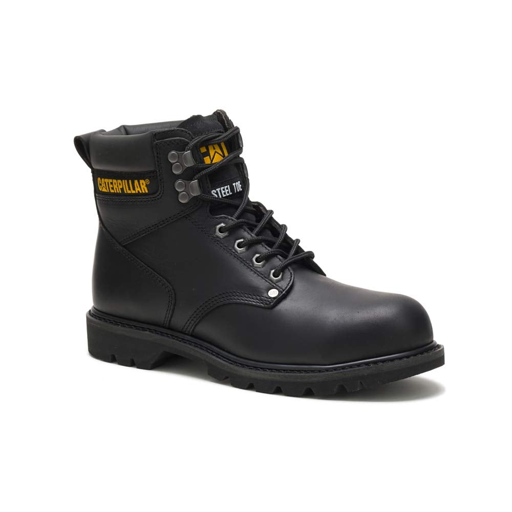 CAT Second Shift Steel-Toe Boots - Men