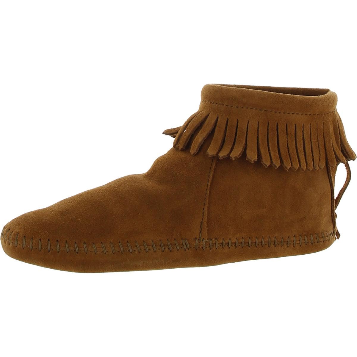 Minnetonka Back Zip Softsole Boot - Women