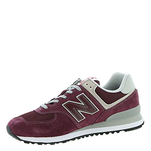 New Balance 574 Classics ML574EGB - Men's Burgundy/Burgundy Shoe Deals Outlet