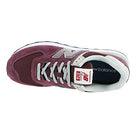 New Balance 574 Classics ML574EGB - Men's Burgundy/Burgundy Shoe Deals Outlet