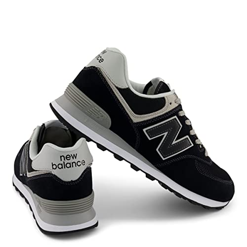 New Balance 574 Classics ML574EGK - Men's Black/Black Shoe Deals Outlet