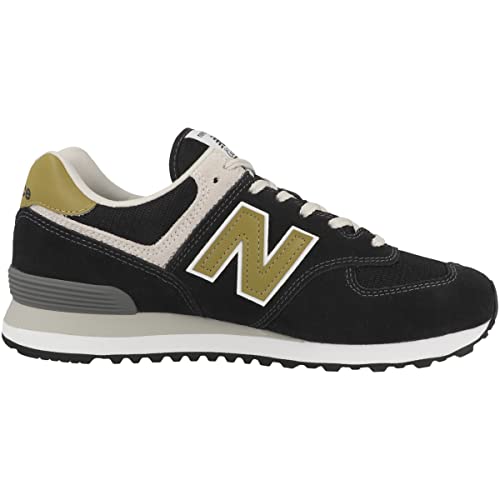 New Balance 574 Classics ML574EO2 - Men's Black/Tan Shoe Deals Outlet