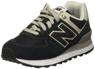 New Balance 574 Classics WL574EB - Women's Black/White Shoe Deals Outlet