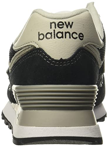 New Balance 574 Classics WL574EB - Women's Black/White Shoe Deals Outlet