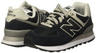 New Balance 574 Classics WL574EB - Women's Black/White Shoe Deals Outlet