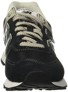 New Balance 574 Classics WL574EB - Women's Black/White Shoe Deals Outlet