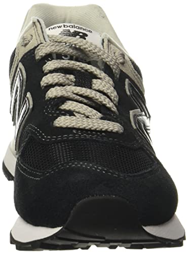 New Balance 574 Classics WL574EB - Women's Black/White Shoe Deals Outlet