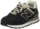 New Balance 574 Classics WL574EB - Women's Black/White Shoe Deals Outlet