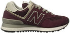 New Balance 574 Classics WL574ER - Women's Burgundy/White Shoe Deals Outlet