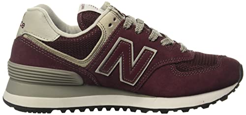New Balance 574 Classics WL574ER - Women's Burgundy/White Shoe Deals Outlet