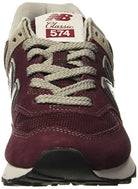 New Balance 574 Classics WL574ER - Women's Burgundy/White Shoe Deals Outlet