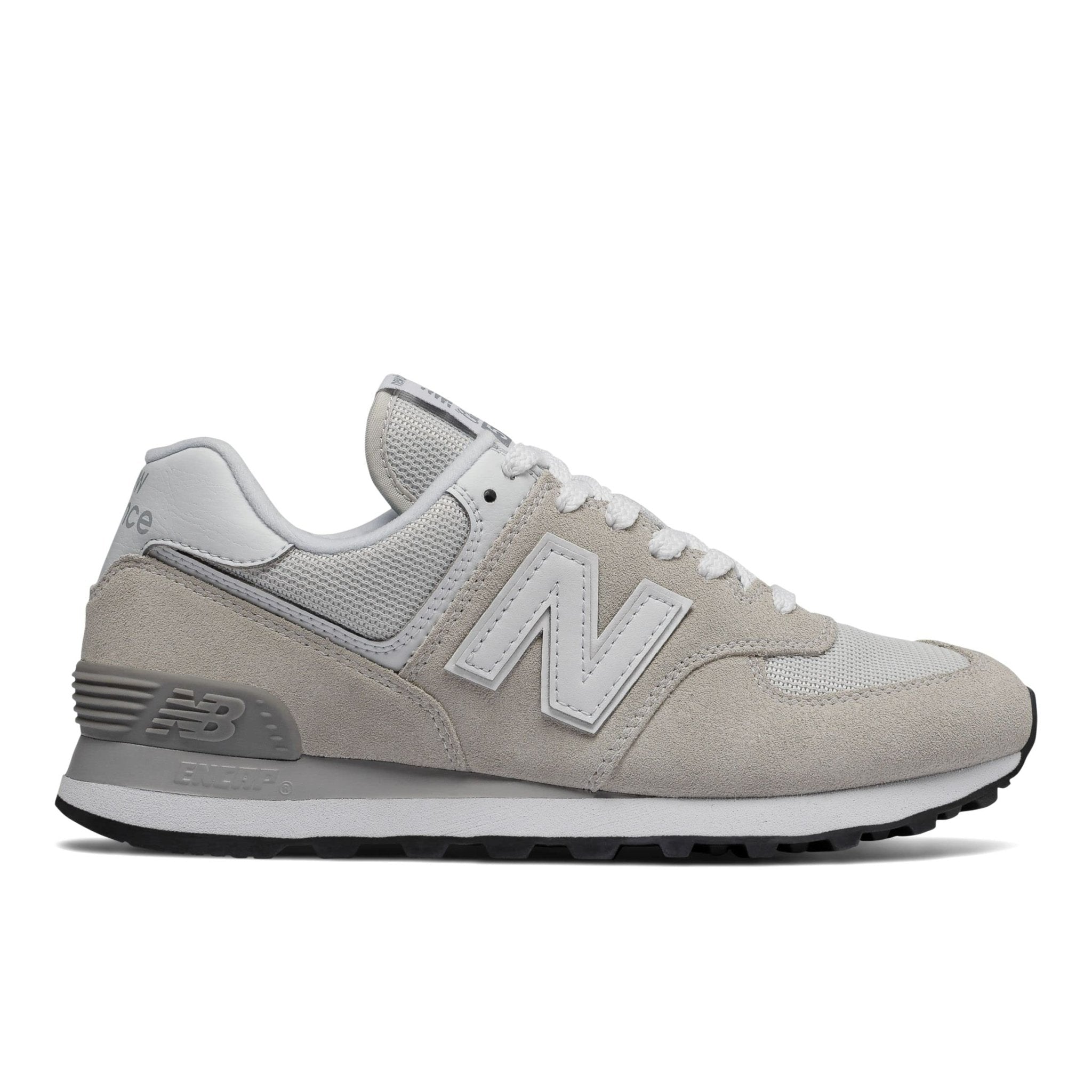 New Balance 574 Classics WL574EW - Women's White/White Shoe Deals Outlet
