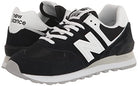 New Balance 574 Classics WL574FQ2 - Women's Black/White Shoe Deals Outlet