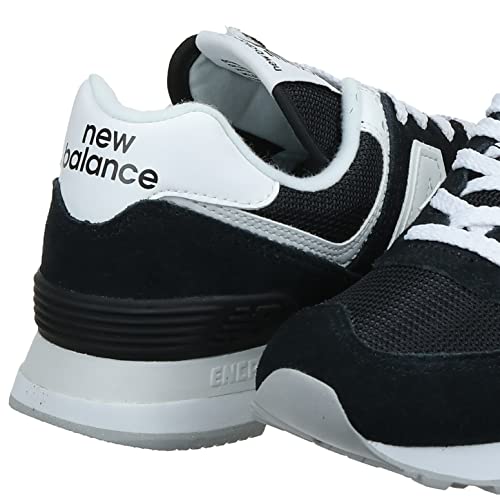 New Balance 574 Classics WL574FQ2 - Women's Black/White Shoe Deals Outlet