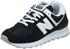 New Balance 574 Classics WL574FQ2 - Women's Black/White Shoe Deals Outlet