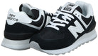 New Balance 574 Classics WL574FQ2 - Women's Black/White Shoe Deals Outlet