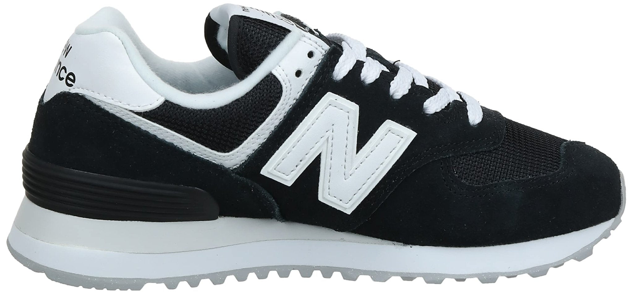 New Balance 574 Classics WL574FQ2 - Women's Black/White Shoe Deals Outlet