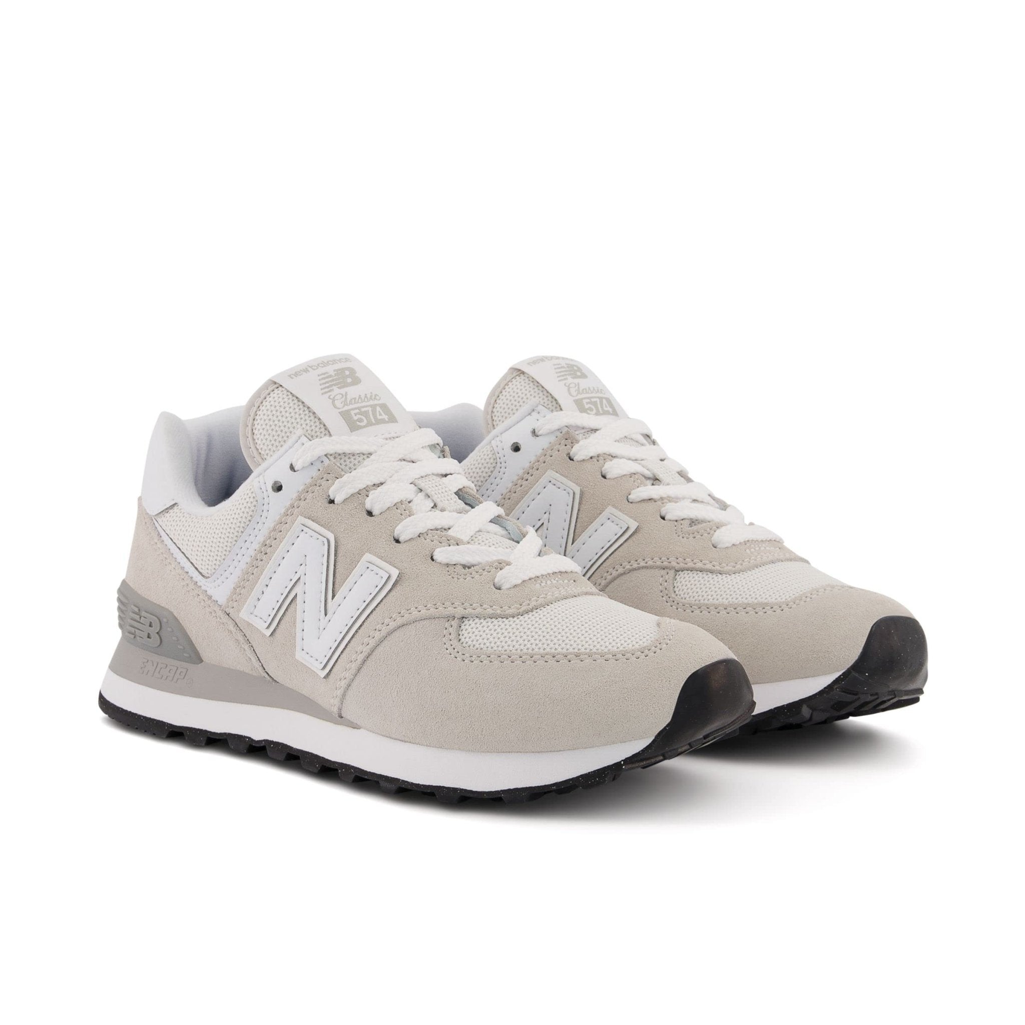 New Balance 574 Classics WL574FW2 - Women's Nimbus Cloud With White Shoe Deals Outlet
