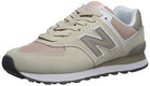 New Balance 574 Classics WL574WNA - Women's Oyster/Oxygen Pink Shoe Deals Outlet