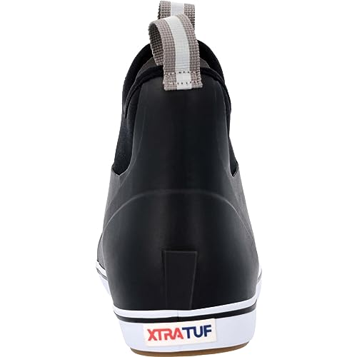 XTRATUF 6 - Inch Ankle Deck Boot - Men's Black Shoe Deals Outlet