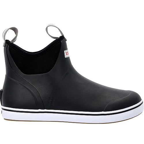 XTRATUF 6 - Inch Ankle Deck Boot - Men's Black Shoe Deals Outlet