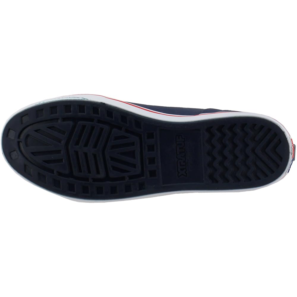 XTRATUF 6 - Inch Ankle Deck Boot - Men's Navy/Red Shoe Deals Outlet