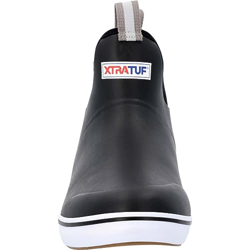 XTRATUF 6 - Inch Ankle Deck Boot - Men's Black Shoe Deals Outlet