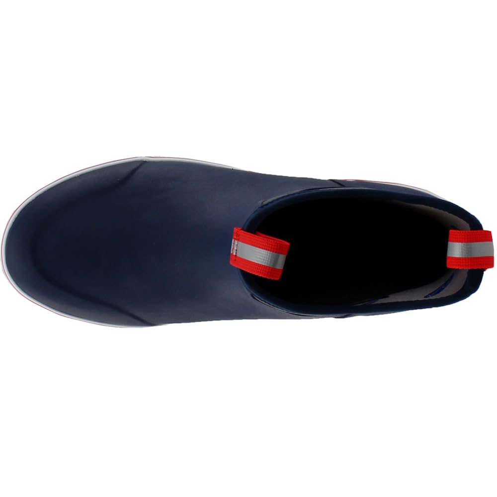 XTRATUF 6 - Inch Ankle Deck Boot - Men's Navy/Red Shoe Deals Outlet